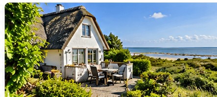 Gemütliches Ferienhaus an der Küste